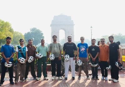 Pedalling Beyond Limits: ISAB Sports Club Completes 90 KM Cycling Ride to India Gate, September 2026
