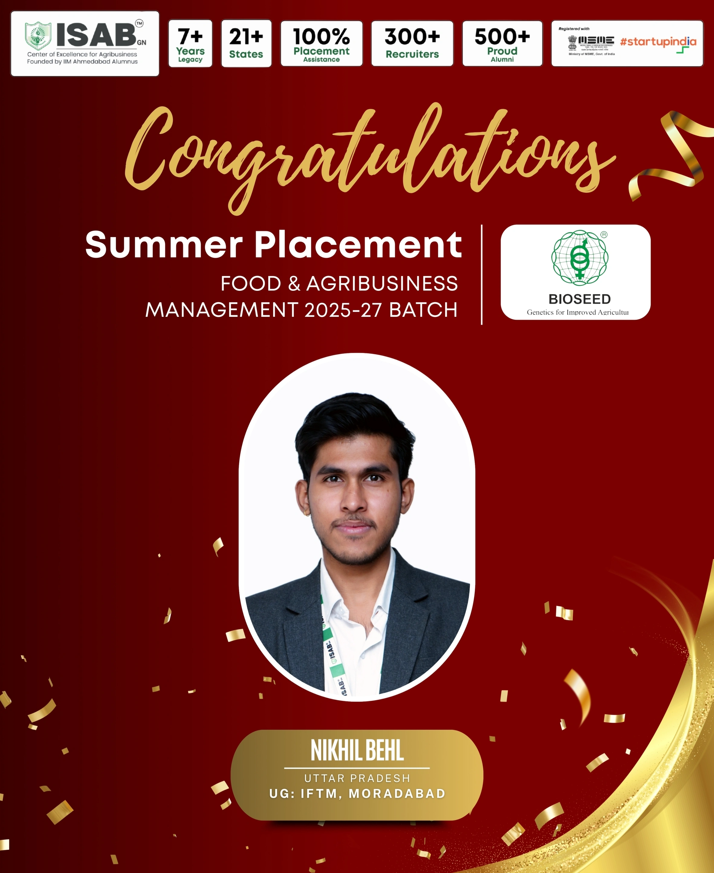 Summer placement poster 1