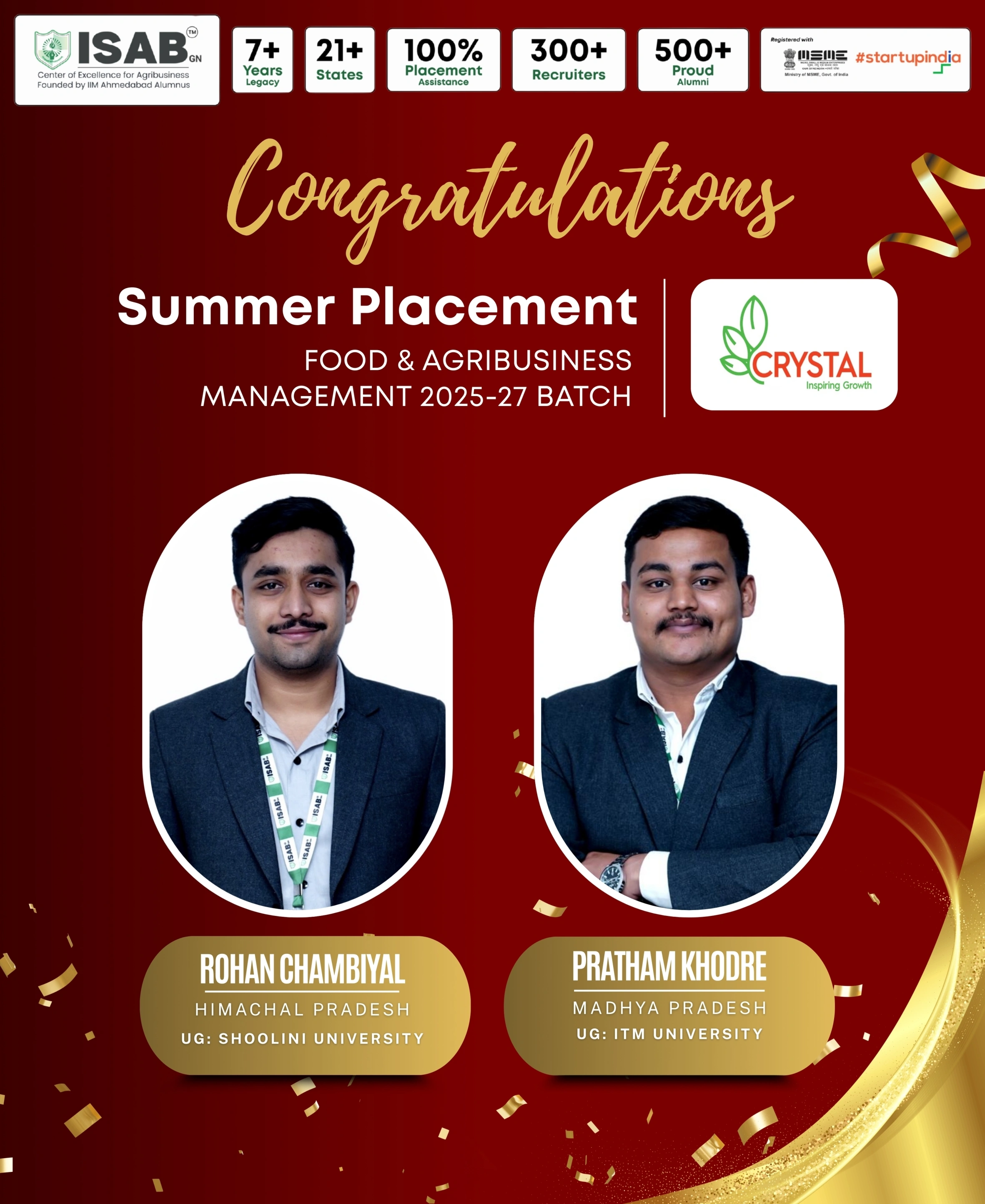 Summer placement poster 12